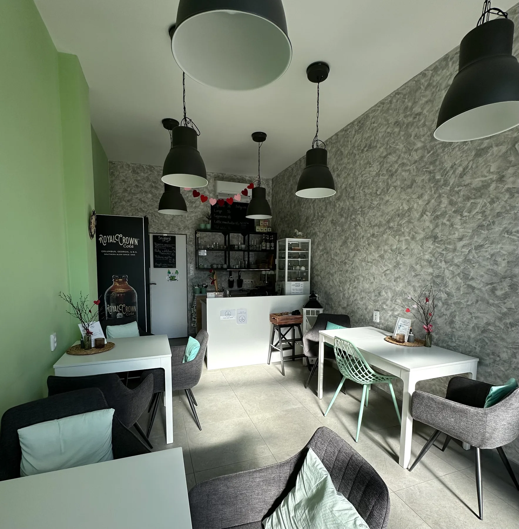 Interiér Myčkafé bistra